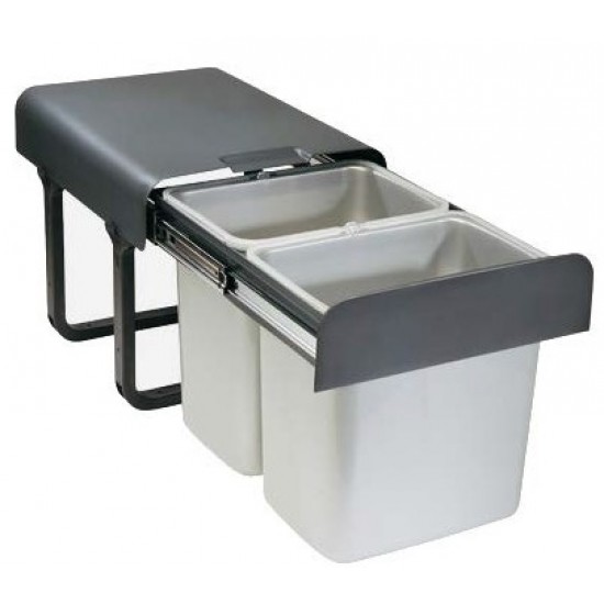 BALDE LIXO C/CORREDIÇA ELECTRA 1 (2*16LTS)
