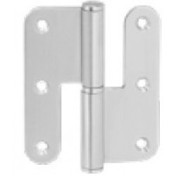 DOBRADIÇA 410x3 REDONDA INOX DIREITA