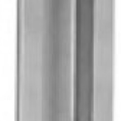 CONCHA P/PORTA DE CORRER OVAL REF. 03 INOX