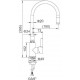 MISTURADORA FLEXIVEL REF. M22112-3 BICA ALTA CROMADA BRANCA