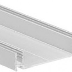 CALHA INFERIOR P/ROUPEIRO 1258 CROMADO MATE