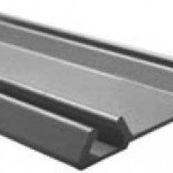 CALHA INFERIOR INVERTIDA P/ROUPEIRO 6113 CROMADO MATE