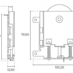 CARRO ROUPEIRO INFERIOR RODA GRANDE REF. 1330