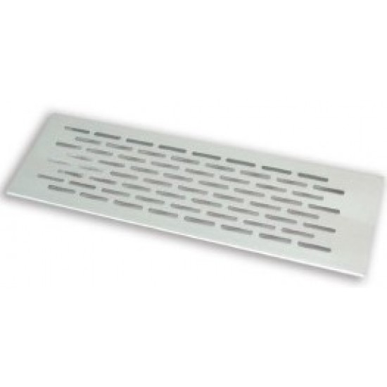 GRELHA VENTILAÇÃO P/RODAPÉ 225mm ALUMINIO