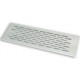 GRELHA VENTILAÇÃO P/RODAPÉ 225mm ALUMINIO
