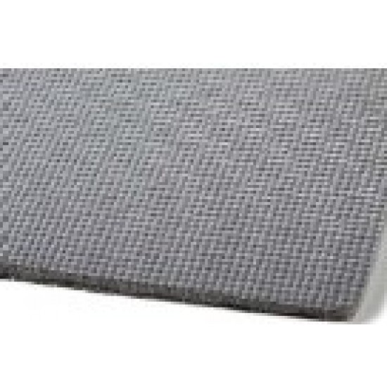 TAPETE ANTI-DESL TECIDO LISO CINZA ANTRACITE H480mm