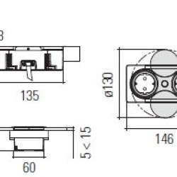 Tomada Eléctrica Modelo EIGHT