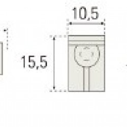 SUPORTE PRATELEIRA TRANSPARENTE