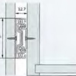 CORREDIÇA ESFERA EXT. TOTAL E45 x 250mm